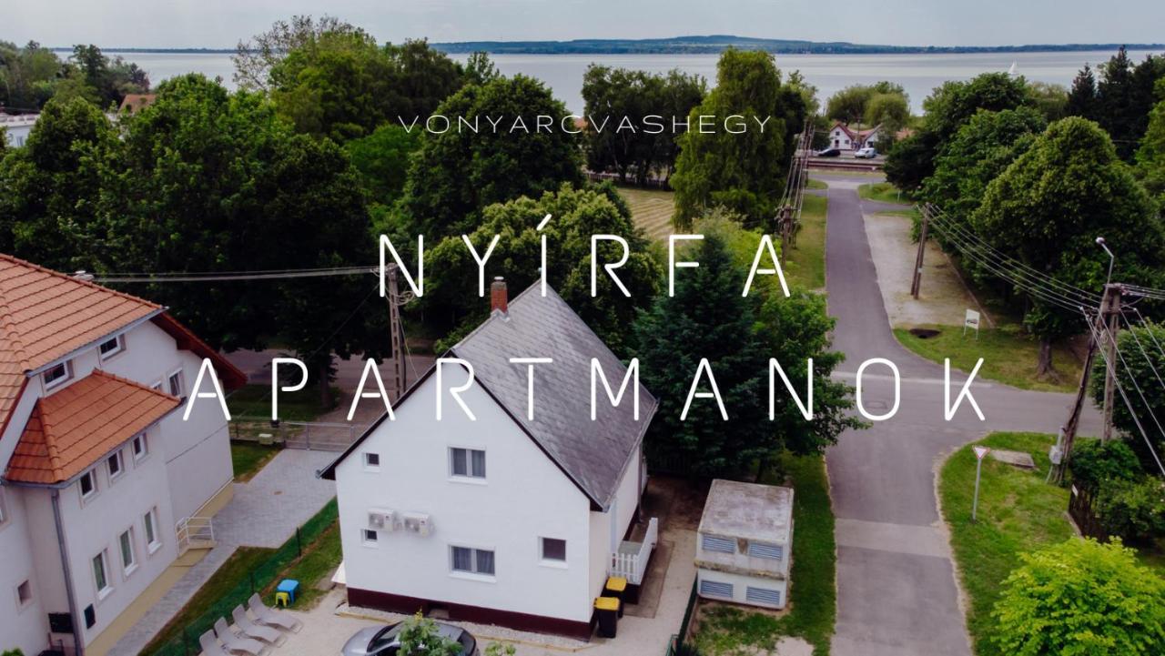 Nyirfa Apartman Vonyarcvashegy Buitenkant foto