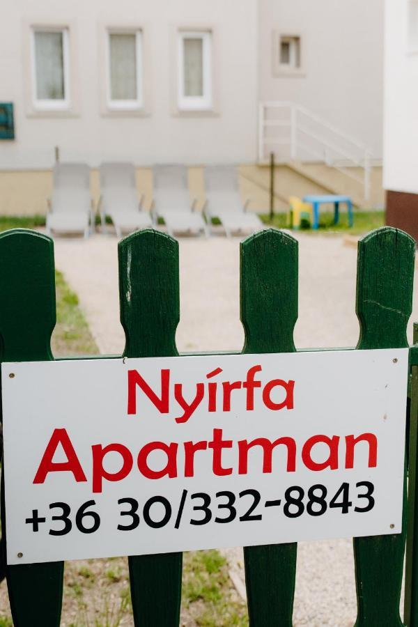 Nyirfa Apartman Vonyarcvashegy Buitenkant foto